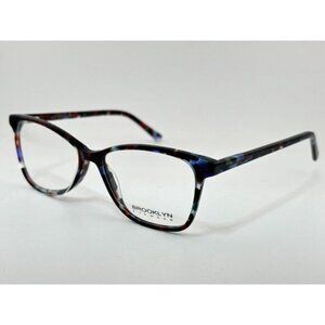 BROOKLYN EYEWEAR - Multicolored Marble D147 BLUE 42-15-140 Eyeglass Frames